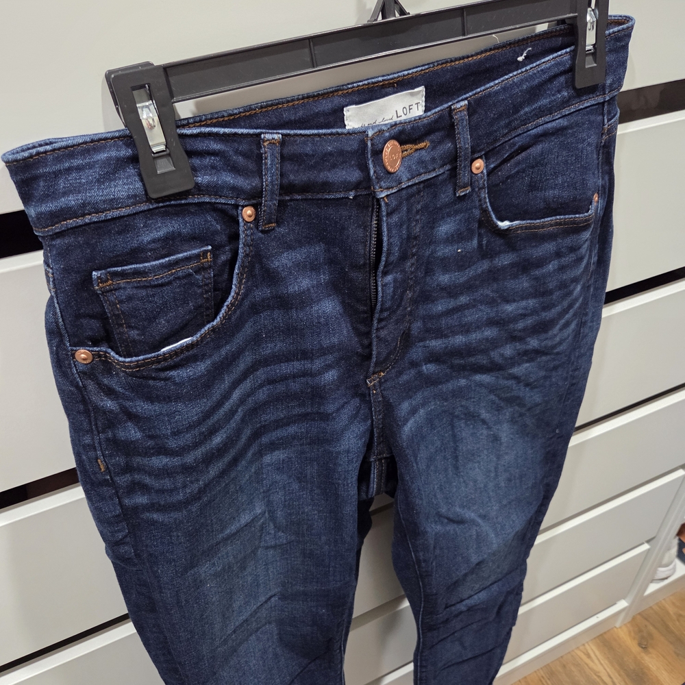 LOFT Indigo Denim Pants
